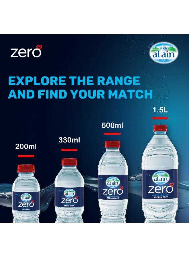 العين مياه العين بدون صوديوم معبأة - 12 قطعة (500 مل لكل منها) | ترطيب صحي، مياه معدنية خالية من الصوديوم - Image 2